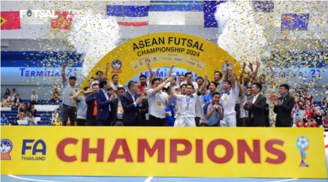 Indonesia Setelah Sukses Meraih Gelar AFF Futsal Champioship 2024. (pssi.org)