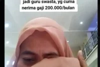 Guru honorer ini nangis saat lulus PPG (sumber: suara.com)