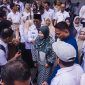 Sahbirin Noor berpamitan dan menyampaikan pengunduran diri sebagai Gubernur Kalsel di sisa jabatan periode kedua 2021-2024 di hadapan ratusan para pegawai dan ASN Pemprov Kalsel di Gedung Idham Chalid Banjarbaru, Rabu, 13 November 2024. Foto: Humas Pemprov Kalsel