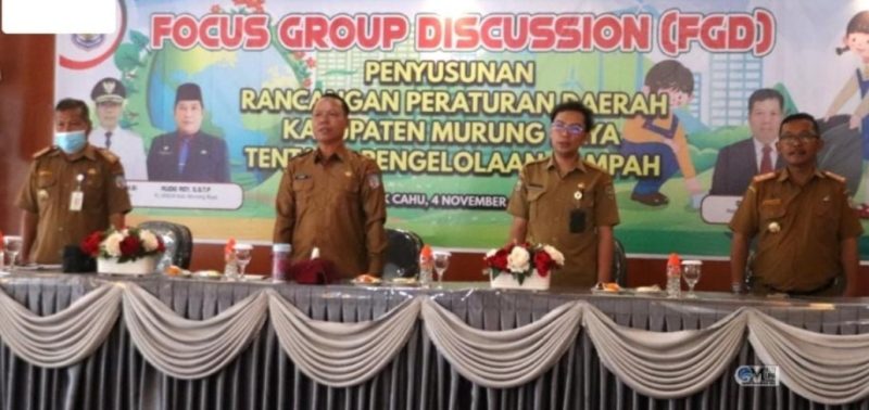 Pemkab Mura Gelar FGD Penyusunan Raperda Pengelolaan Sampah