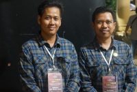 (Sebelah Kanan) Ahmad Saufi S,Pd.I selaku koordinator Hukum Pencegahan Partisipasi masyarakat dan Hubungan masyarakat (HPPH). Foto : 1tulah.com/zakirin