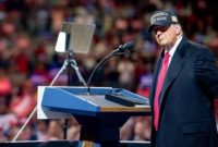 Donald Trump saat berkampanye di hadapan para pendukungnya. (Instagram/@realdonaldtrump)