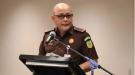 Direktur II Jamintel Kejagung Basuki Sukardjono berbicara dalam Rapat Koordinasi Tim Pakem Tingkat Pusat Tahun 2024 di sebuah hotel di kawasan Jakarta Selatan, Kamis (21/11/2024). ANTARA/HO-Kejaksaan Agung RI