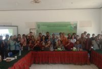 Dinas Pertanian dan Ketahanan Pangan (DPKP) kabupaten Barito Timur (Bartim) melalui Badan Penyuluh Pertanian (BPP) Ampah Kota, kecamatan Dusun Tengah (Dusteng) saat   sosialisasi Aplikasi Digital Customer Care atau Pengusulan Sarana dan Prasarana Pertanian Terpadu secara digital. Foto : 1tulah.com/zakirin