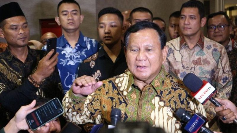 Foto Presiden Republik Indonesia Bapak Prabowo Subianto