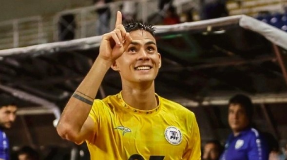 Christian Rontini saat memperkuat Timnas Filipina. (Instagram)