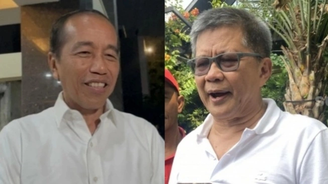 Kolase Jokowi dan Rocky Gerung. (sumber: suara.com)