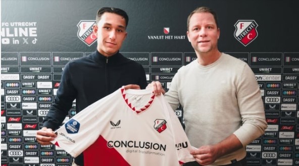 Miliano Jonathans resmi bergabung FC Utrecht, Selasa (17/12/2024). (Dok. FC Utrecht)