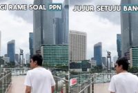 Influencer TikTok dukung PPN 12 persen. (TikTok @irwanprasetiyo)