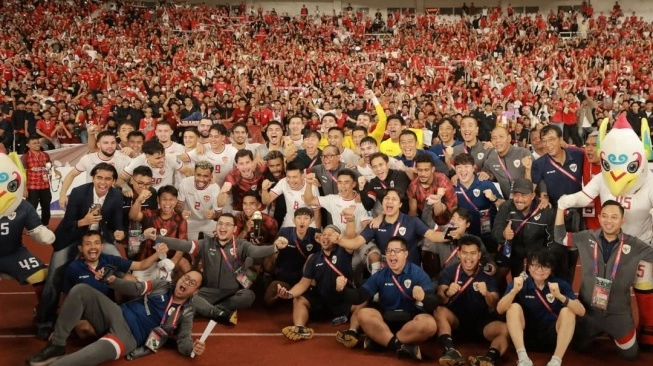 Shin Tae-yong bersama La Grandee (sumber: suara.com)