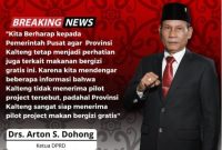 Ketua DPRD Kalimantan Tengah, Arton S Dohong. Foto:Istimewa