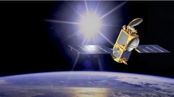 Ilustrasi satelit di orbit Bumi. [NASA-JPL/Caltech]