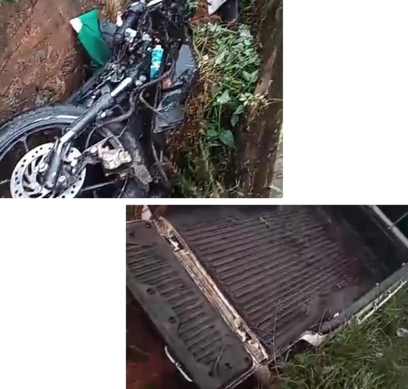 Kecelakaan maut kembali terjadi Jalan A Yani Desa Sungai Jelai, Tambang Ulang, Tanah Laut (Tala), Kalsel, Selasa pagi, 11 Februari 2025. Foto: Grup WhatsApp