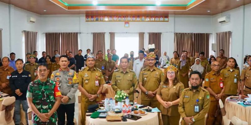 Pemerintah Kabupaten Barito Utara (Pemkab Barut), Kalteng, kembali menggelar Musyawarah Perencanaan Pembangunan (Musrenbang) Rencana Kerja Pemerintah Daerah (RKPD) 2026 tingkat Kecamatan Teweh Tengah pada Senin, 24 Februari 2024. Foto: Diskominfosandi Barut