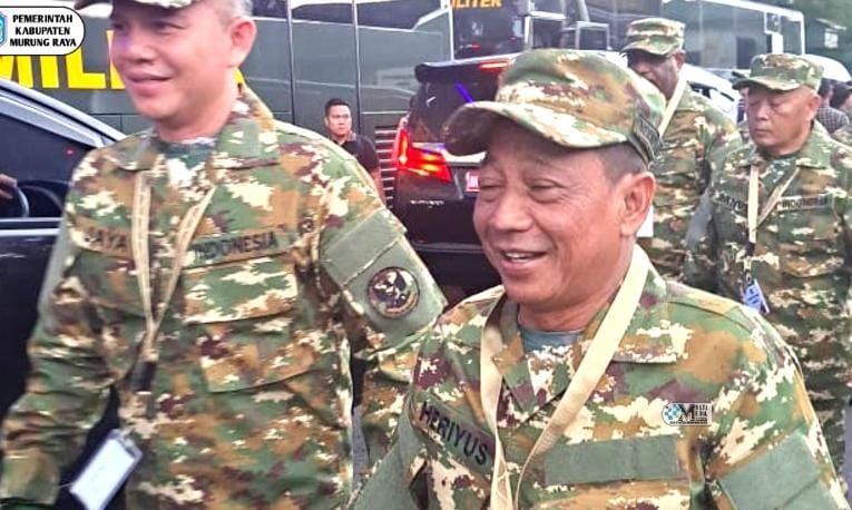 BUpati Mutra Heriyus saat mengikuti Retret bersa,ma kepala daerah lainnya yang baru dilantik
