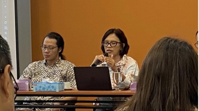 Peneliti Badan Riset dan Inovasi Nasional (BRIN) bidang Politik, Irine Gayatri. [Suara.com/Kayla]