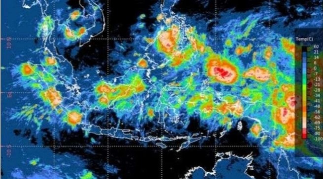 Ilustrasi prakiraan cuaca saat Lebaran. (BMKG)