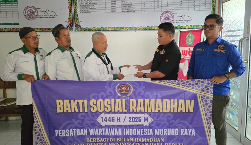 Momentum Ramadhan, PWI Murung Raya Salurkan Bantuan