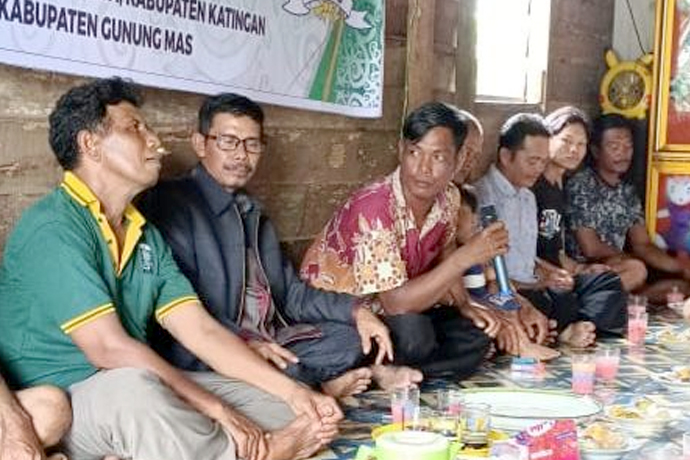 Anggota DPRD Kalteng Habib Sayid Abdul Rasyid saat reses ke Dapil Kalteng I, beberapa waktu lalu. Foto:Istimewa