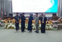 DPRD Barito Utara (Barut), Kalteng, menggelar Rapat Paripurna I dalam rangka penyampaian pidato pengantar Bupati Barut, terhadap Rencana Peraturan Daerah (Raperda) tentang laporan keterangan pertanggungjawaban (LKPJ) Bupati Barut 2024, Senin, 14 April 2025. Foto: Istimewa