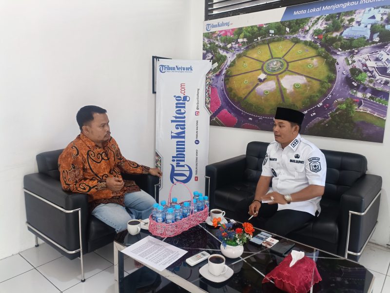 Wabup Mura Rahmanto Muhidin menghadiri secara langsung kegiatan reakreditasi di Kampus IAIN Palangka Raya.