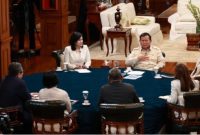 Momen Presiden Prabowo bertemu enam Pemred media dan satu news anchor TVRI. (bidik layar Instagram)
