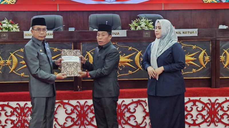 DPRD Murung Raya Terima Rancangan Awal RPJMD 2025-2029