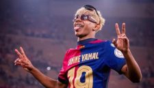 Pemain 17 tahun Lamine Yamal mencetak gol indah yang membuat Barcelona menyegel gelar juara La Liga Spanyol 2024/2025. [Instagram Barcelona]