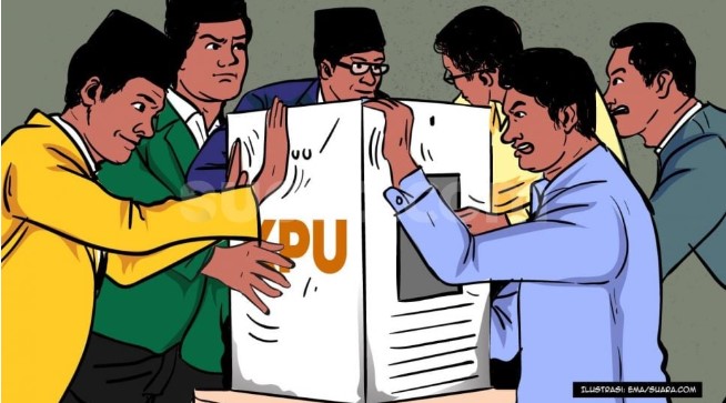 Ilustrasi dana parpol.