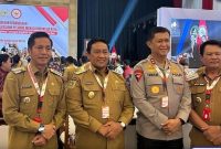 Pj Bupati Barito Utara (Barut), Kalteng, Muhlis, mengikuti Sarasehan Nasional diselenggarakan oleh Badan Pembinaan Ideologi Pancasila (BPIP) bekerja sama dengan MPR RI dan Center for Geopolitics & Geostrategy Studies Indonesia, Selasa, Mei 2025. Foto: Diskominfosandi Barut