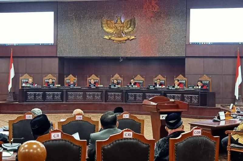 Ilustrasi sidang di Mahkamah Konstitusi. Foto: Antara