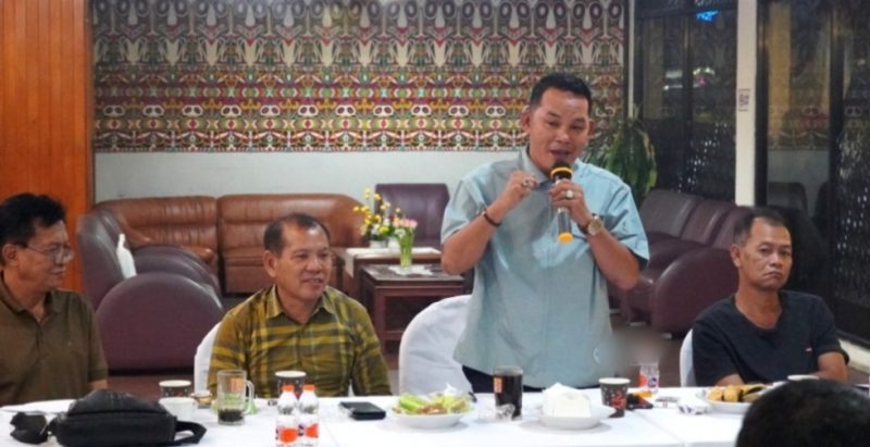 Wabup Mura Rahmanto memimpin rapat bersama kontingen FBIM Murung Raya