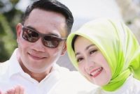 Ridwan Kamil dan istrinya, Atalia Praratya. (Instagram/ridwankamil)