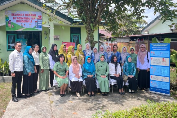 Tim Dinas P3APPKB bersama Persit Chandra Kiras afoto bersama usai kegiatan acara, Rabu (5/2/2025). Foto.Firmansyah/1tulah.com