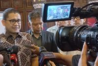 Direktur Jenderal Strategi Ekonomi dan Fiskal Kemenkeu, Febrio Nathan Kacaribu usai acara diskusi bertajuk 