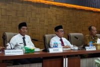 Pemkab Barito Utara (Barut), Kalimantan Tengah, mengikuti Rapat Koordinasi (Rakoor) Penyiapan Pendanaan Penyelenggaraan Pemungutan Suara Ulang (PSU) Pemilihan Kepala Daerah (Pilkada) 2024, yang diselenggarakan secara virtual melalui aplikasi Zoom Meeting di ruang rapat Setda Lantai I, Senin 2 Juni 2025. Foto: Diskominfosandi Barut