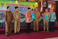 Wabup Mura Rahmanto Muhidin mrmimpin pelepasan pejabat Purna Tugas, Ini Pesannya
