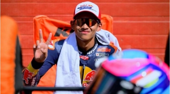 Veda Ega Pratama: Sejarah Back-to-Back Podium Tertinggi di Redbull MotoGP Rookies Cup