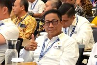 Bupati Mura Heriyus saat mengikuti Mjnas VI APKASI