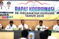 Rakor dan silaturahmi di Kecamatan Murung. di aula Abdi Praja Kecamatan Murung, Rabu (11/6/2025)