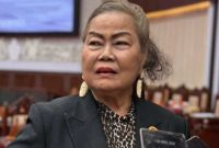 Anggota Dewan Perwakilan Rakyat Daerah (DPRD) Kalimantan Tengah (Kalteng) dari Fraksi PDI Perjuangan, Nyelong Inga Simon. Foto:Dok/1tulah.com