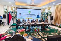 Pemkab Barito Utara (Barut) menggelar Rapat Koordinasi (Rakoor) Kesiapan Penyelenggaraan Pemungutan Suara Ulang (PSU) Pilkada 2024 bertempat di Aula Rumah Jabatan Bupati Barut, Kamis, 10 Juli 2025. Foto: Diskominfosandi Barut