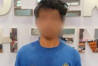 Pria berinisial S, warga Lanjas, Teweh Tengah, pelaku pembobolan di toko Mama Bilqis di Jalan Koyem, RT 004, Jingah, Teweh Baru. Foto: Humas Polres Barut