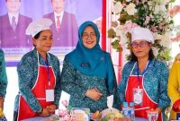 Pemkab Barito Utara (Barut), melalui Dinas Ketahanan Pangan dan Perikanan bersama TP-PKK menggelar lomba masak serba ikan 2025, dalam rangka memperingati Hari Jadi Ke-75 Barut dan Hari Kemerdekaan RI Ke-80, Selasa, 22 Juli 2025. Foto: Diskomimfosandi Barut