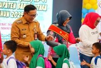 Pemkab Barito Utara (Barut), Kalteng, menggelar peringatan Hari Anak Nasional (HAN) Ke-41 tingkat kabupaten yang dilaksanakan di rumah jabatan Bupati Barut, Rabu, 23 Juli 2025. Foto: Diskominfosandi Barut