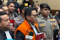 Sidang Sekretaris Jenderal PDI Perjuangan (PDIP), Hasto Kristiyanto, di PN Jakarta Pusat, pada Kamis (10/7/2025) dijaga ketat. (sumber: suara.com)