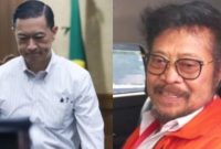 Tom Lembong dan Syahrul Yasin Limpo (Suara.com)