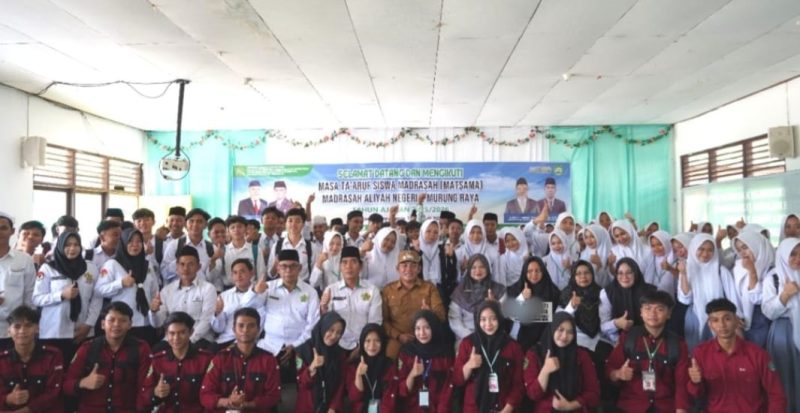 Wabup Mura Rahmanto Muhidin dalam kegiatan Matsamadi MAN 2 Murung Raya