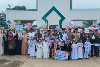 bupati Mura Heriyus dan Wabup Rahmanto dalam kegiatan pawai akbar Muharram 