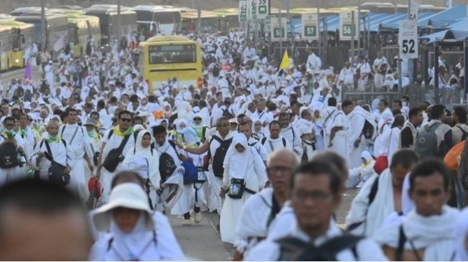 Ilustrasi ibadah haji. DPR menyoroti pejabat daerah yang diduga menyalahgunakan wewenang. [ANTARA FOTO/Andika Wahyu/foc]